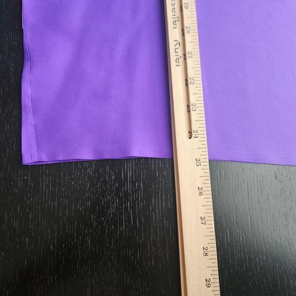 Ralph Lauren Black Label Womens Purple Silk Bateau Neckline Blouse Size 8 - Picture 11 of 11